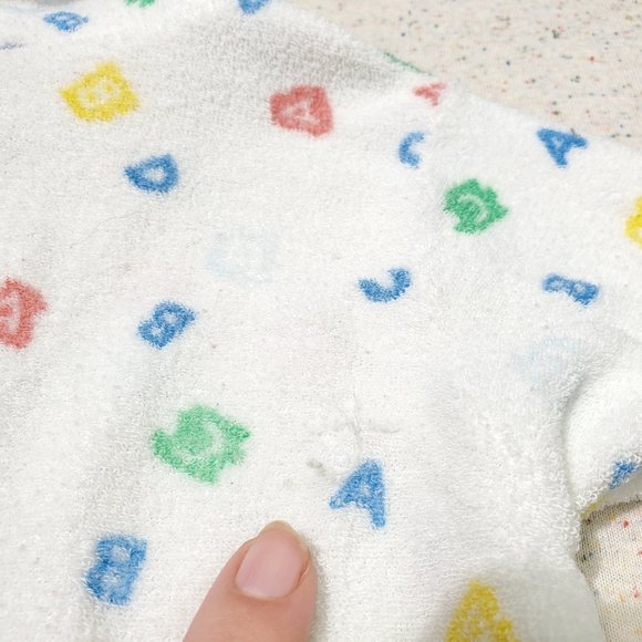 Vintage Terrycloth Footed Pjs 6 months - Picture 7 of 7